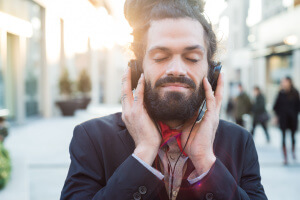 Man Listening to Yahuah Music from Set Apart Heart