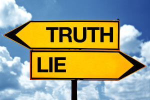 truth or lie opposite signs